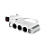 Автомобильное З/У HOCO Z13 2USB 2.1A 3 прикуривателя серебряный (1/63)