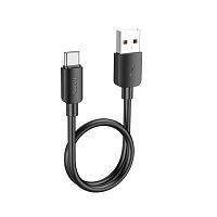 Кабель HOCO X96 USB (m)-Type-C (m) 0.25м 6A 100W черный