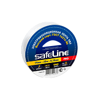 Изолента Safeline 19мм*25м ПВХ белый (10/160)
