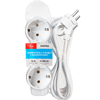 Удлинитель Smartbuy NEW 3р.С/З 16A 10.0м ПВС 3x1мм² белый