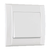 Выключатель Makel Defne 1-клав.10A пластик белый 42001001 (1/12)