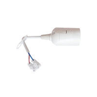 Патрон Прогресс подвесной с проводом E27 пластик белый (1/50/200)