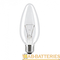 Лампа накаливания General Electric E14 60W 230V свеча 35мм прозрачная
