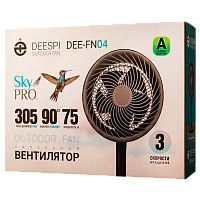 Вентилятор напольный DEESPI DEE-FN04 75W черный