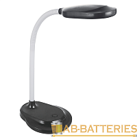 Светильник настольный Ultraflash UF-735 9W 230V на основании сенс. черный