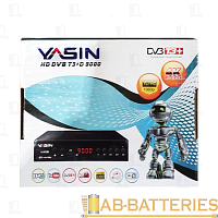 Приставка для цифрового ТВ YASIN D9000 DVB-T/T2 металл черный (1/60)