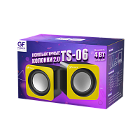 Колонки GFPower TS-06 4W желтый (1/100) 