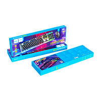 Набор клавиатура+мышь проводной HOCO GM18 подсветка черный (1/30)