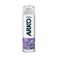 Гель для бритья и умывания мужской Arko Sensitive 200мл (1/24)