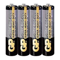 Батарейка GP Supercell R03 AAA SH4 Heavy Duty 1.5V (4/40/200/1000) R