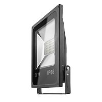 Прожектор светодиодный Онлайт 50W 230V IP65 6000К холодный черный (1/40)