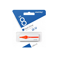 Флеш-накопитель Smartbuy Comet 8GB USB2.0 пластик белый 