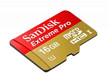 Карта памяти microSD SanDisk Extreme Pro 16GB Class10 UHS-I (U1) 95 МБ/сек без адаптера