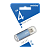 Флеш-накопитель Smartbuy V-Cut 4GB USB2.0 пластик синий