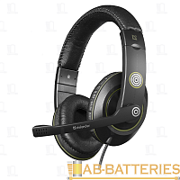 Наушники полноразмерные Defender G-110 Warhead с микр. игровые черный (1/20)