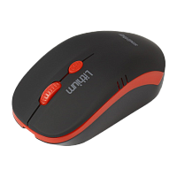 Мышь беспроводная Smartbuy 344CAG ONE классическая USB с зарядкой от USB черный красный (1/40)