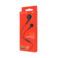 Наушники вставные Borofone BM40 с микр. черный (1/76/304)