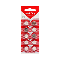 Батарейка Smartbuy G8/LR1120/LR55/391A/191 BL10 Alkaline 1.5V (10/200/2000) 