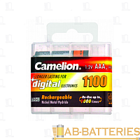 Аккумулятор бытовой Camelion HR03 AAA BL4 NI-MH 1100mAh пласт. футл. (4/48/384)  | Ab-Batteries | Элементы питания и аксессуары для сотовых оптом