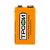 Батарейка Трофи Super Крона 6F22 Shrink 1 Heavy Duty 9V (1/10/500/14000)