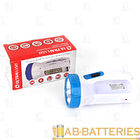 Фонарь туристический Ultraflash LED3861 1LED+12SMD от аккумулятора IP22 белый синий (1/8)