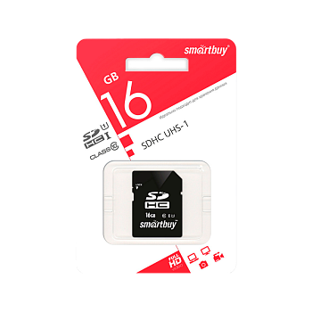 Карта памяти SD Smartbuy 16GB Class10 10 МБ/сек