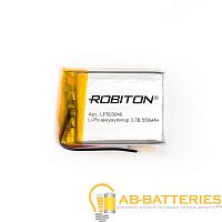 Аккумулятор ROBITON LP503040 3.7В 550mAh PK1 (1/250)