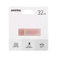 Флеш-накопитель Smartbuy M1 32GB USB3.0 металл розовое золото