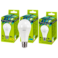 Лампа светодиодная Ergolux A65 E27 20W 6500К 172-265V груша ЛОН (1/10/100)