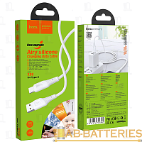Кабель HOCO X58 USB (m)-Type-C (m) 1м 3.0A силикон белый (1/22/220)