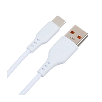Кабель GoPower GP01T USB (m)-Type-C (m) 1м 2.4A ПВХ белый (1/200/800)