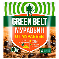 Гранулы GREEN BELT Муравьин от муравьев 50г (1/50)