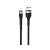 Кабель HOCO X34 USB (m)-Lightning (m) 1.0м 2.4A силикон черный (1/31/310)