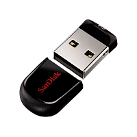 Флеш-накопитель SanDisk Cruzer Fit CZ33 64GB USB2.0 пластик с колпачком черный