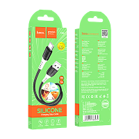 Кабель HOCO X82 USB (m)-Type-C (m) 1м 3.0A силикон черный