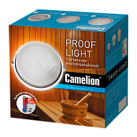Светильник влагозащищенный Camelion 1102S 100W 230V E27 IP54 накладной белый (1/8)