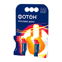 Батарейка Фотон LR03 AAA BL2 Alkaline 1.5V (2/20/240) 