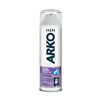 Гель для бритья и умывания мужской Arko Sensitive 200мл (1/24)