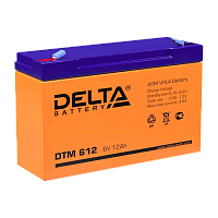 Аккумулятор свинцово-кислотный Delta DTM 612 6V 12Ah (1/10) 