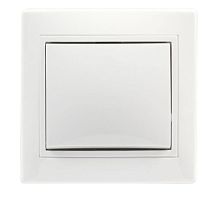 Выключатель Smartbuy "Венера" 1-клав.10A пластик белый