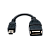 Кабель Atcom USB (f)-miniUSB (m) 0.1м силикон черный (1/100/1000)