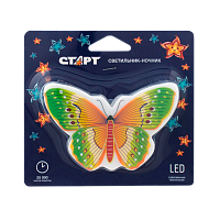 Ночник Старт "Бабочка" NL 3LED желтый 