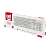 Клавиатура проводная Smartbuy 238 ONE классическая USB 1.5м мультимед. белый (1/20)