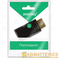 Переходник Smartbuy A131 DisplayPort (m)-HDMI (m) пластик черный (1/500) 