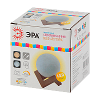 Ночник ЭРА NLED-490 1LED 1W 220V на основании рег.ярк./цвета белый (1/12)