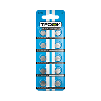Батарейка Трофи G6/LR920/LR69/371A/171 BL10 Alkaline 1.55V (10/200/1600)
