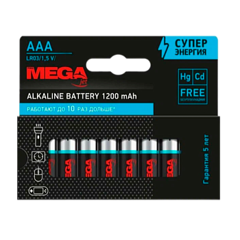 Батарейка Promega LR03 AAA BL40 Alkaline 1.5V (40/400/1600/44800)