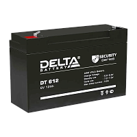Аккумулятор свинцово-кислотный Delta DT 612 6V 12Ah (1/10) 