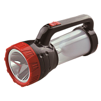 Фонарь туристический Спутник AFC952 5W 11LED от аккумулятора 2 режима черный красный