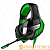 Наушники полноразмерные Smartbuy Rush CRUISER с микр. игровые черный зеленый (1/20)